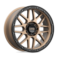 KMC KM535 GRENADE OFF-ROAD Matte Bronze W/ M-Black Lip wheel