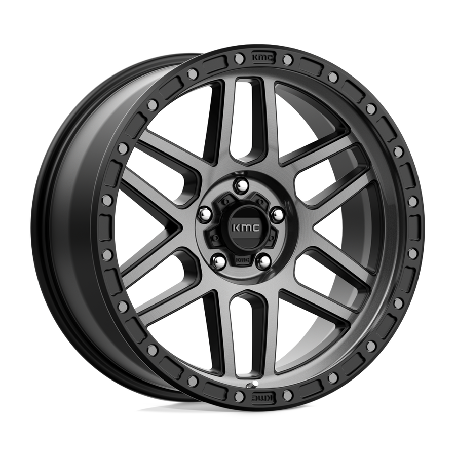 KMC KM544 MESA Satin Black W/ Gray Tint wheel