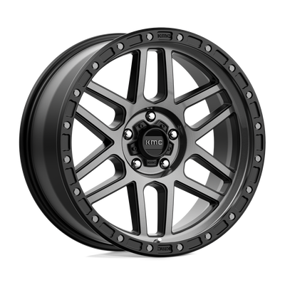 KMC KM544 MESA Satin Black W/ Gray Tint wheel