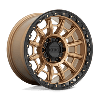 KMC KM547 CARNAGE Matte Bronze W/ Black Lip wheel