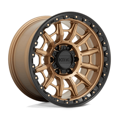 KMC KM547 CARNAGE Matte Bronze W/ Black Lip wheel