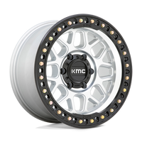KMC KM549 GRS Machined W/ Satin Black Lip wheel