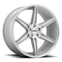 KMC KM711 PRISM Brushed Silver wheel