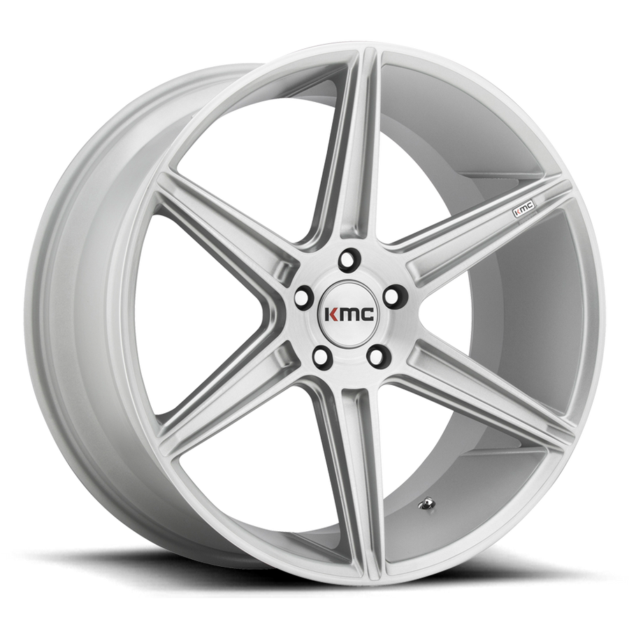 KMC KM711 PRISM Brushed Silver wheel