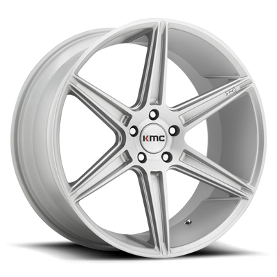 KMC KM711 PRISM Brushed Silver wheel