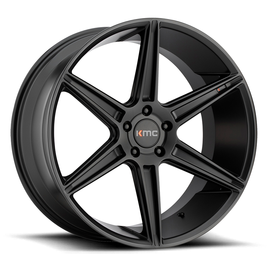 KMC KM711 PRISM Satin Black wheel
