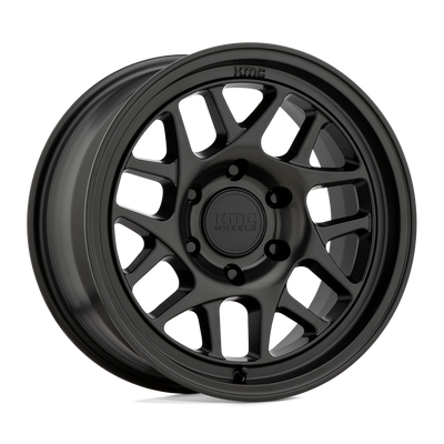 KMC KM717 BULLY OL Satin Black wheel