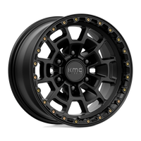 KMC KM718 SUMMIT Satin Black wheel
