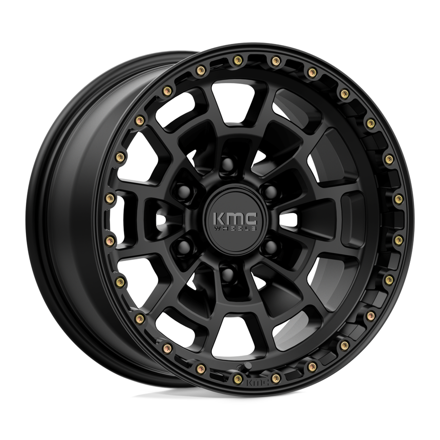 KMC KM718 SUMMIT Satin Black wheel