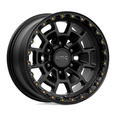KMC KM718 SUMMIT Satin Black wheel