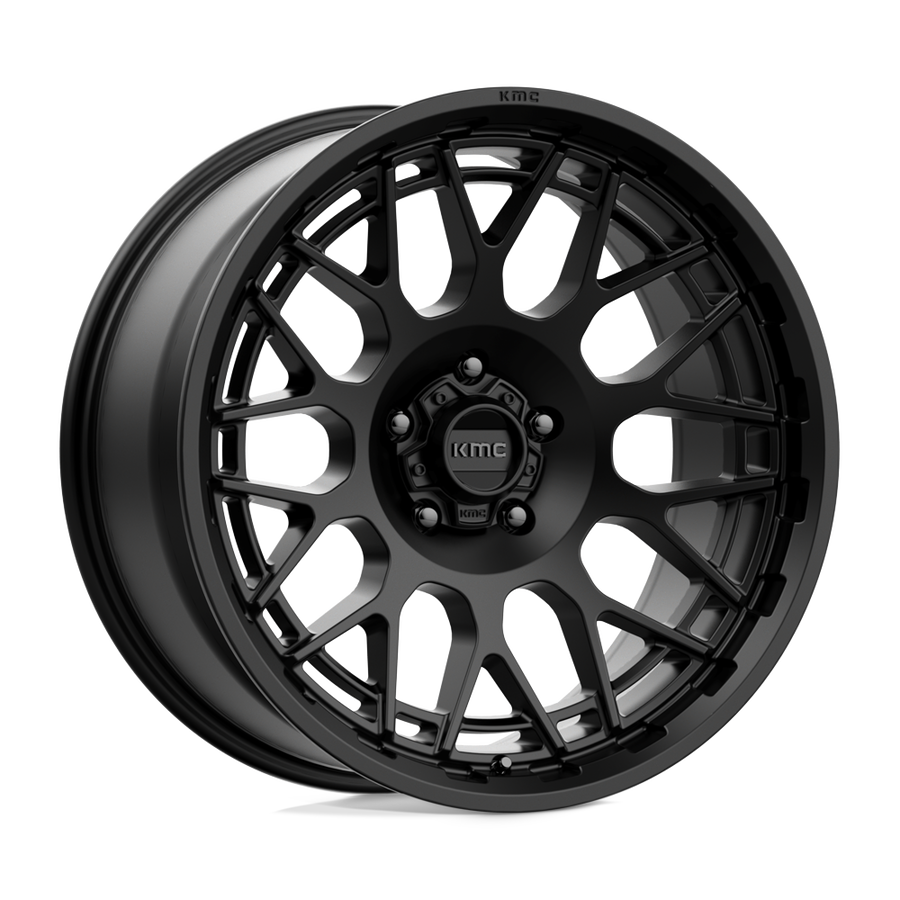 KMC KM722 TECHNIC Satin Black wheel