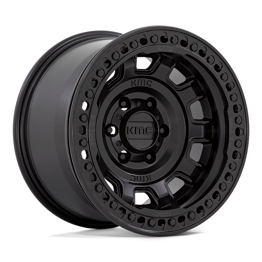 KMC KM236 TANK BEADLOCK Satin Black wheel