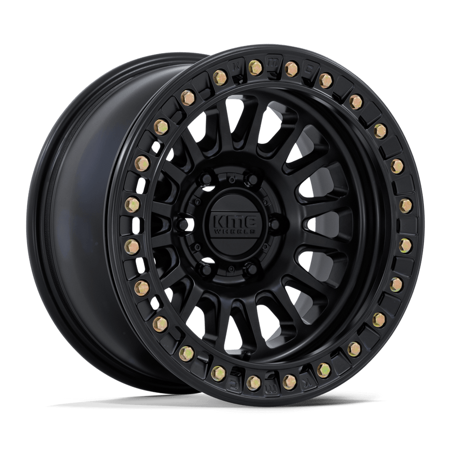 KMC KM239 IMPACT BEADLOCK Matte Black wheel