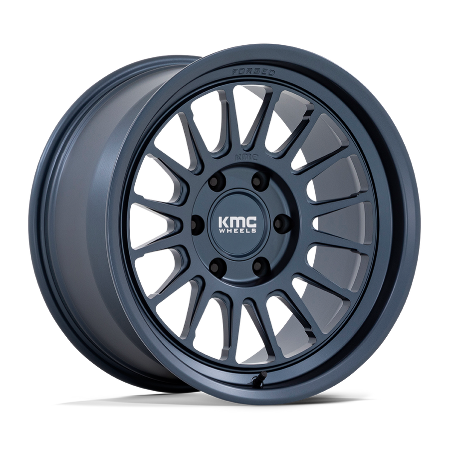 KMC KM447 IMPACT FORGED MONOBLOCK Metallic Blue wheel