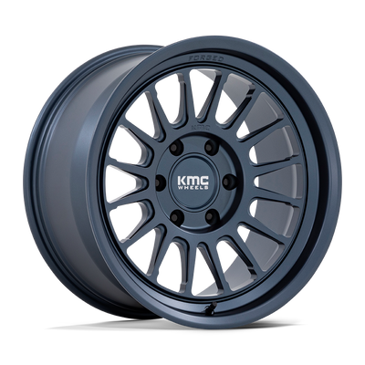 KMC KM447 IMPACT FORGED MONOBLOCK Metallic Blue wheel