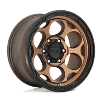KMC KM541 DIRTY HARRY Matte Bronze W/ Black Lip wheel