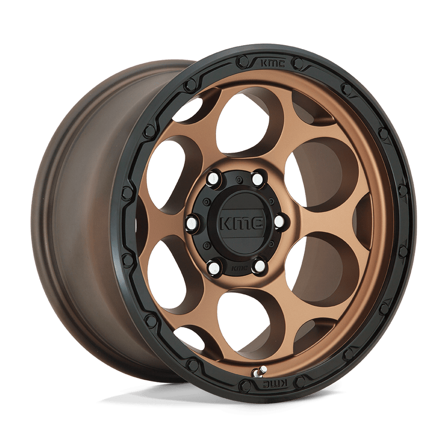 KMC KM541 DIRTY HARRY Matte Bronze W/ Black Lip wheel