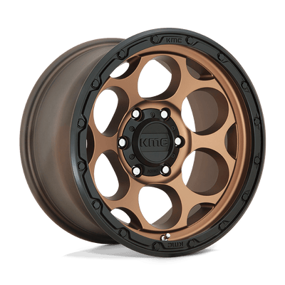 KMC KM541 DIRTY HARRY Matte Bronze W/ Black Lip wheel