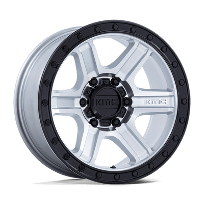 KMC KM551 OUTRUN Machined W/ Gloss Black Lip wheel
