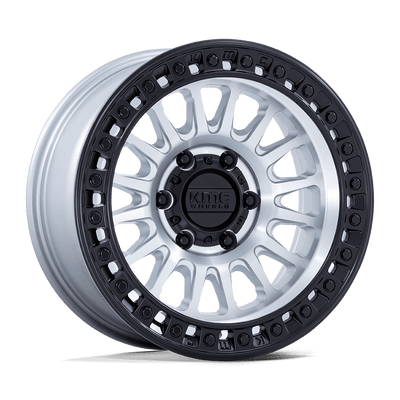 KMC KM552 IMS Machined W/ Matte Black Lip wheel