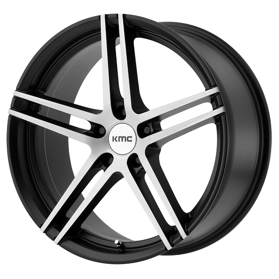 KMC KM703 MONOPHONIC Satin Black Brushed wheel