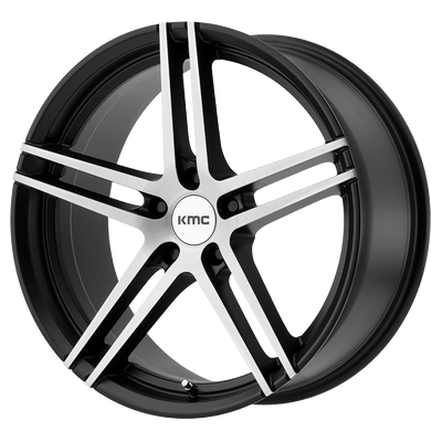 KMC KM703 MONOPHONIC Satin Black Brushed wheel