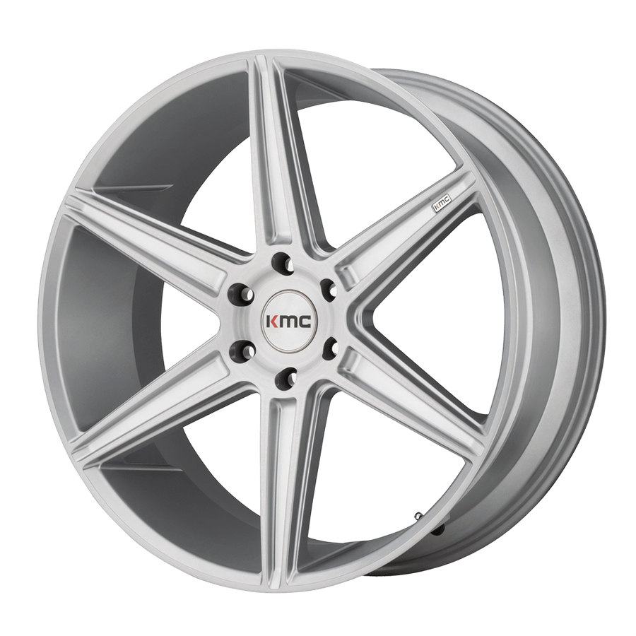KMC KM712 PRISM TRUCK Brushed Silver wheel