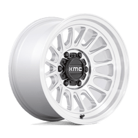 KMC KM724 IMPACT OL Silver Machined wheel