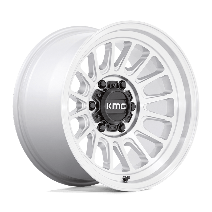 KMC KM724 IMPACT OL Silver Machined wheel