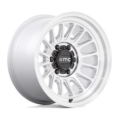 KMC KM724 IMPACT OL Silver Machined wheel