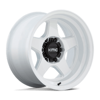KMC KM728 LOBO Gloss White wheel