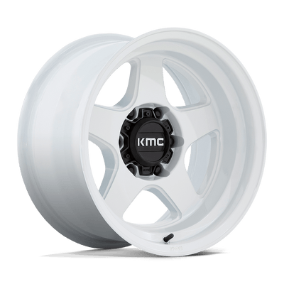 KMC KM728 LOBO Gloss White wheel
