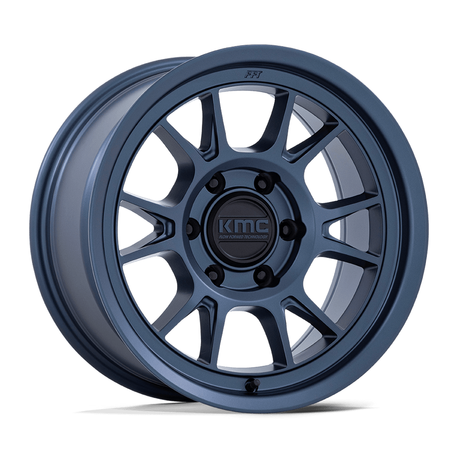 KMC KM729 RANGE Metallic Blue wheel