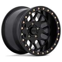 KMC Powersports KS235 GRENADE UTV BEADLOCK Satin Black wheel