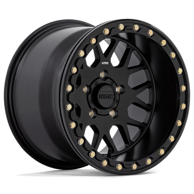 KMC Powersports KS235 GRENADE UTV BEADLOCK Satin Black wheel