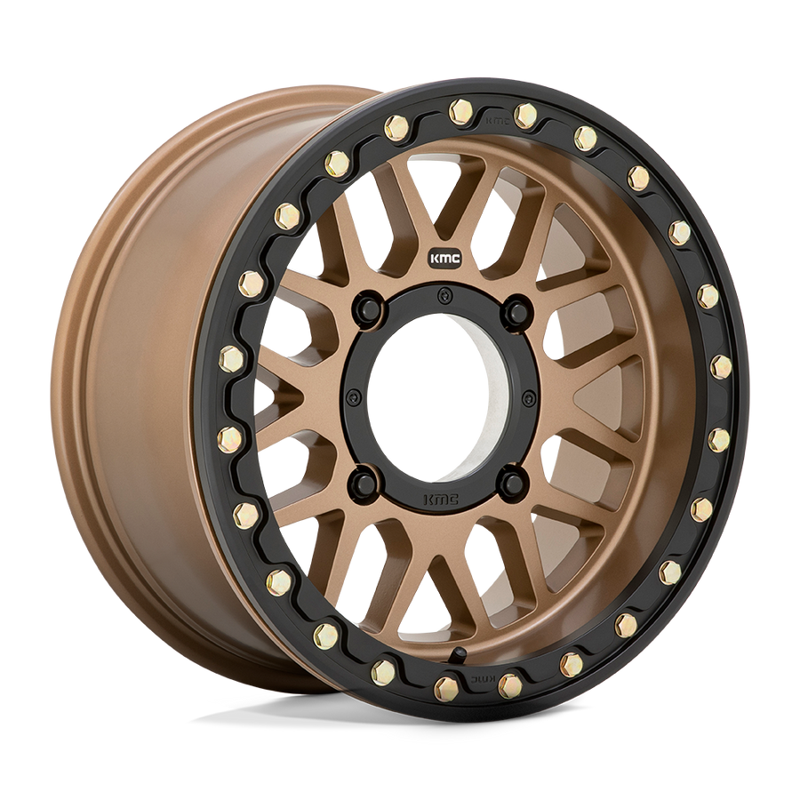 KMC Powersports KS235 GRENADE UTV BEADLOCK Satin Bronze wheel