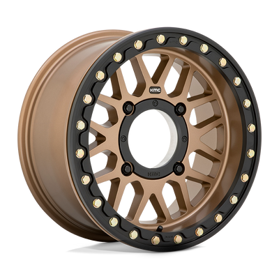 KMC Powersports KS235 GRENADE UTV BEADLOCK Satin Bronze wheel