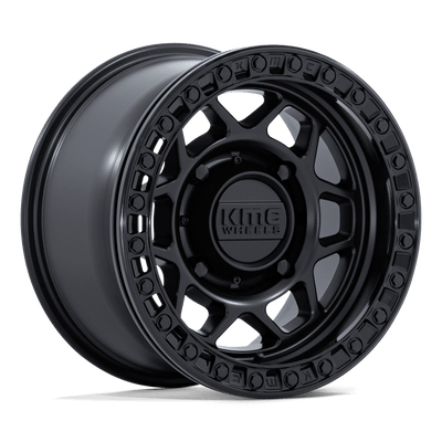 KMC Powersports KS241 TORX UTV BEADLOCK Matte Black W/ Gloss Black Rg wheel