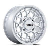 KMC Powersports KS139 TECHNIC UTV Gloss Silver Machined wheel