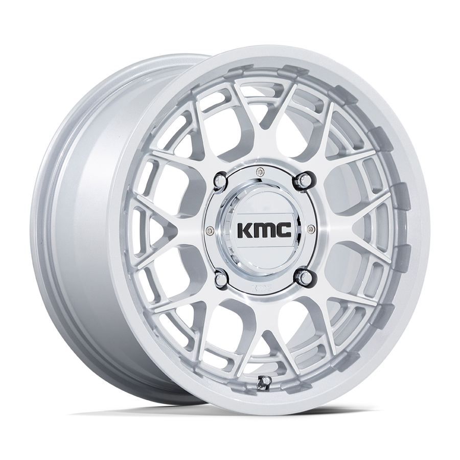 KMC Powersports KS139 TECHNIC UTV Gloss Silver Machined wheel