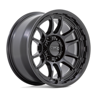 KMC KM727 WRATH Satin Black wheel