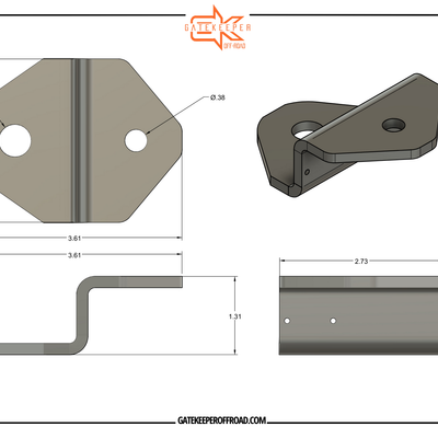 Universal DIY Steerable Knuckle Light Mounts