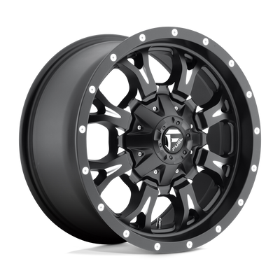 Fuel 1PC D517 KRANK Matte Black Milled wheel