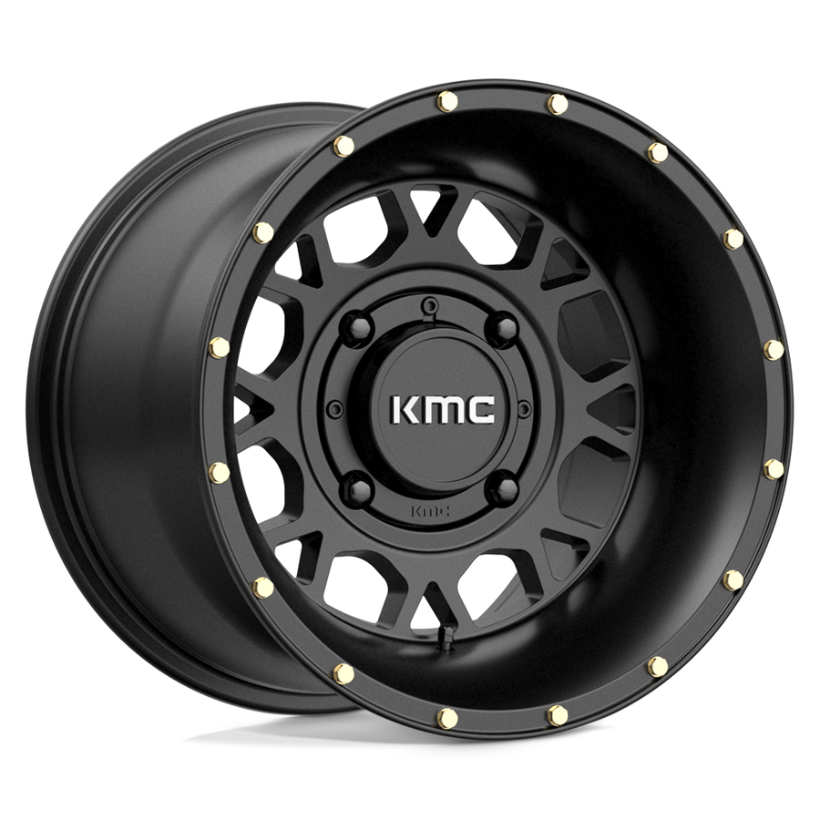 KMC Powersports KS135 GRENADE UTV Satin Black wheel