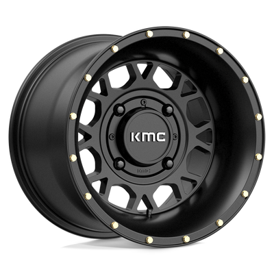 KMC Powersports KS135 GRENADE UTV Satin Black wheel