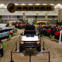 Integrated Windshield Roof LED Light Bar System for 2021+ Ford Bronco