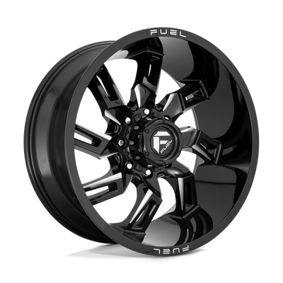Fuel 1PC D747 LOCKDOWN Gloss Black Milled wheel