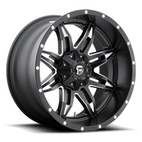 Fuel 1PC D567 LETHAL Matte Black Milled wheel