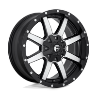Fuel 1PC D537 MAVERICK Matte Black Machined wheel