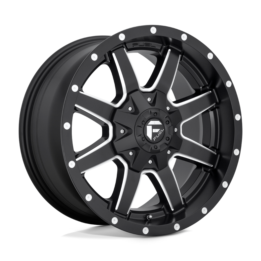 Fuel 1PC D538 MAVERICK Matte Black Milled wheel
